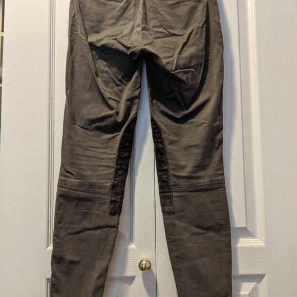 J Brand Jodhpur, Velvet Trim Skinny Size 25 Brown - Picture 6 of 6